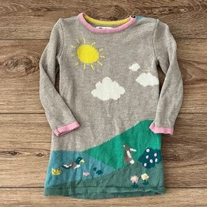 Baby Boden Knit Sweater Dress